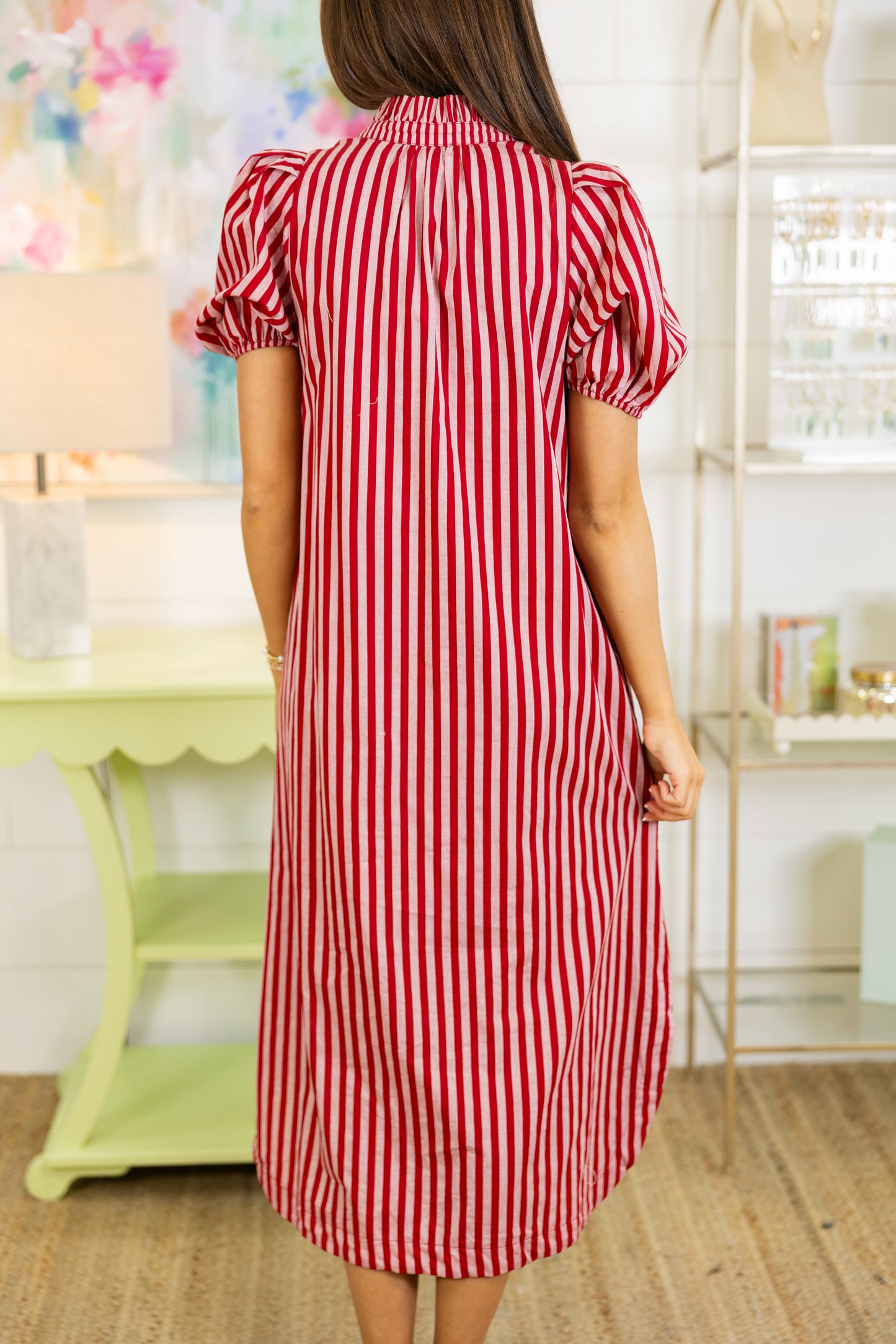 The Serendipity Striped Midi Dress-Midi Dress-Entro-The Village Shoppe, Women’s Fashion Boutique, Shop Online and In Store - Located in Muscle Shoals, AL.