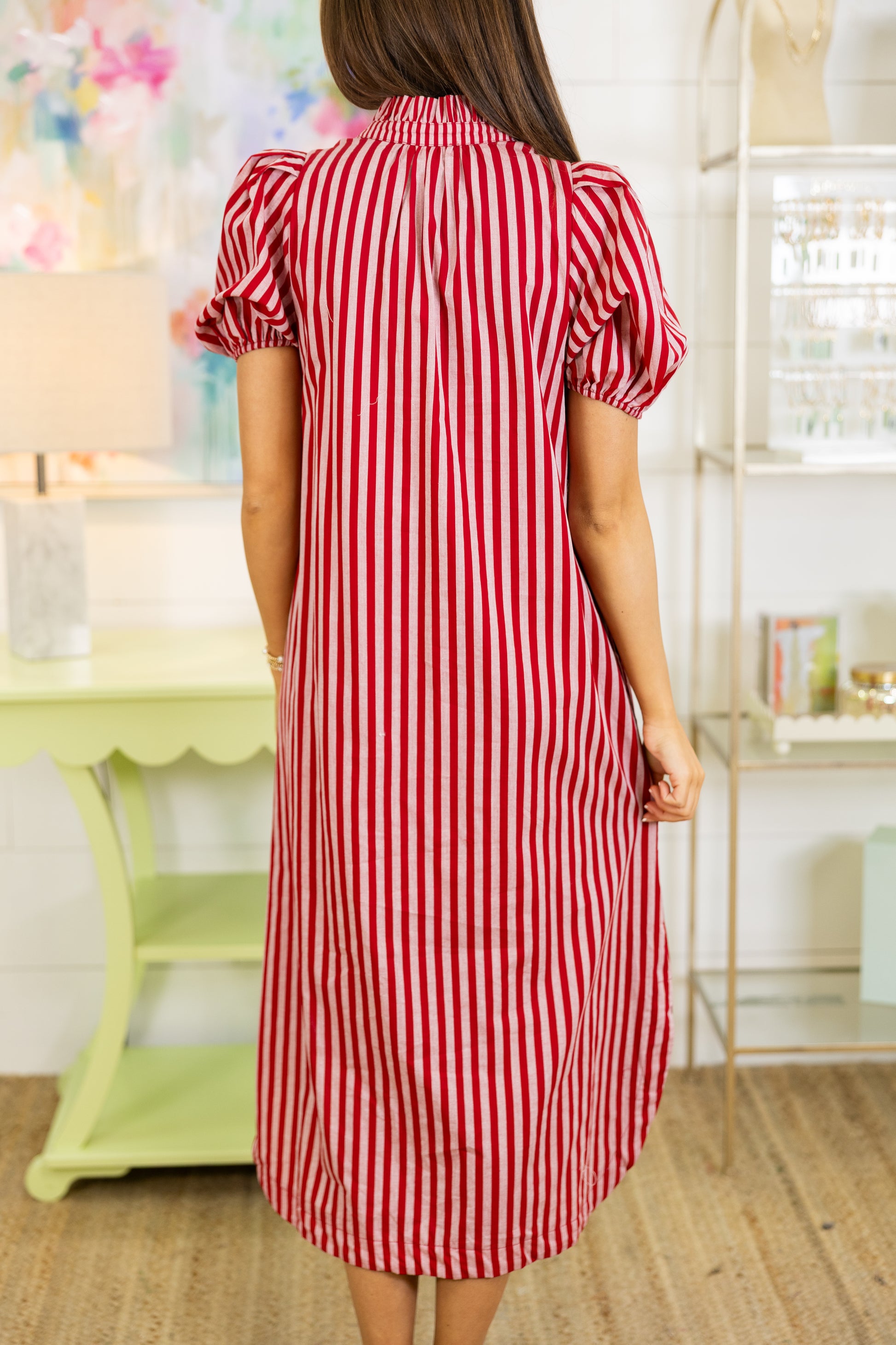 The Serendipity Striped Midi Dress-Midi Dress-Entro-The Village Shoppe, Women’s Fashion Boutique, Shop Online and In Store - Located in Muscle Shoals, AL.