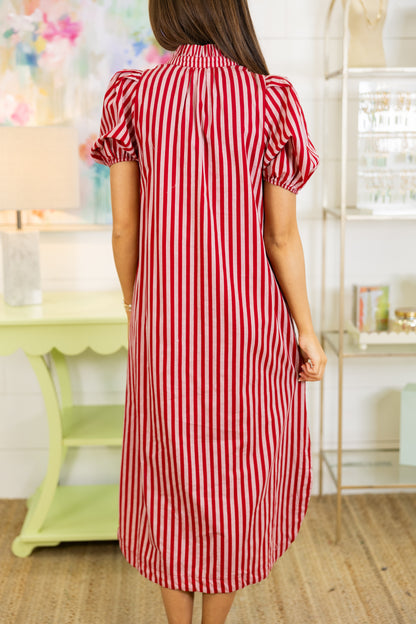 The Serendipity Striped Midi Dress-Midi Dress-Entro-The Village Shoppe, Women’s Fashion Boutique, Shop Online and In Store - Located in Muscle Shoals, AL.