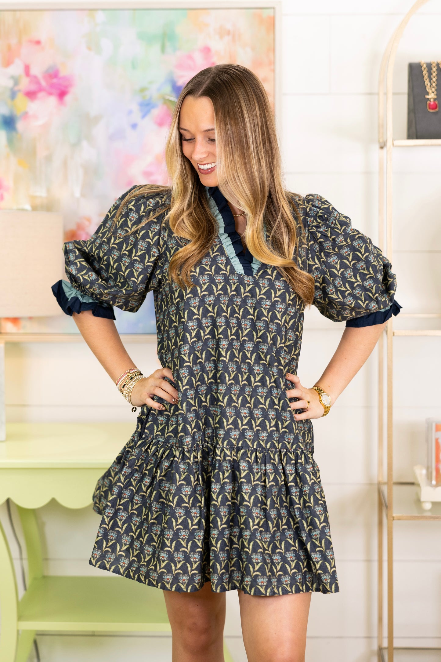 The Brooks Dress-Mini Dress-Entro-The Village Shoppe, Women’s Fashion Boutique, Shop Online and In Store - Located in Muscle Shoals, AL.