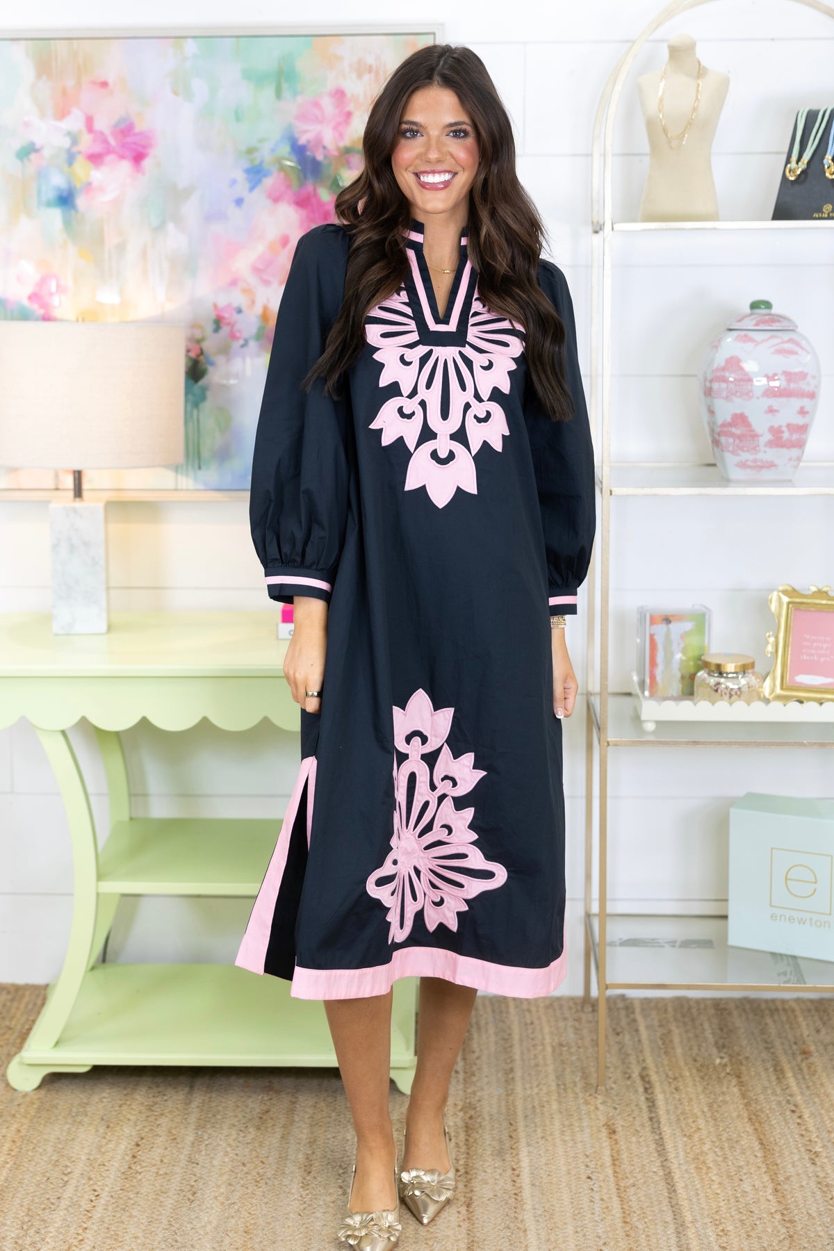 Good Impression Midi Dress-Midi Dress-Jodifl-The Village Shoppe, Women’s Fashion Boutique, Shop Online and In Store - Located in Muscle Shoals, AL.