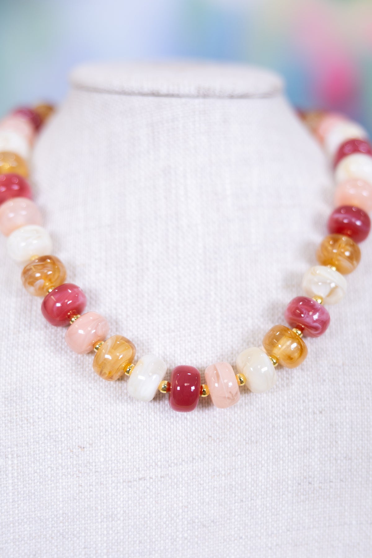 Sprinkles On Top Necklace-Necklaces-Hart Designs-The Village Shoppe, Women’s Fashion Boutique, Shop Online and In Store - Located in Muscle Shoals, AL.