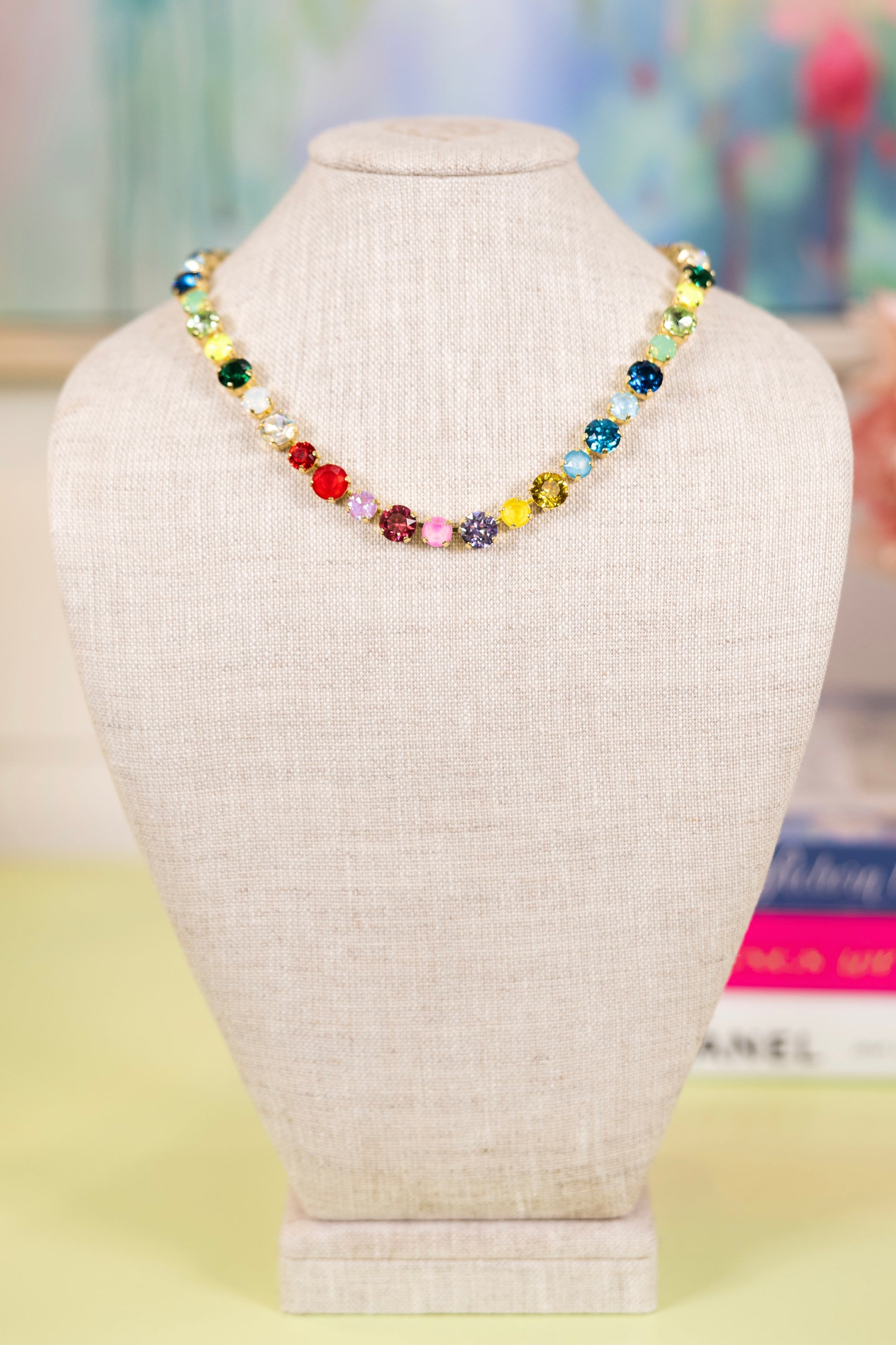 Signature Stone Necklace-Necklaces-AF Design Group-The Village Shoppe, Women’s Fashion Boutique, Shop Online and In Store - Located in Muscle Shoals, AL.