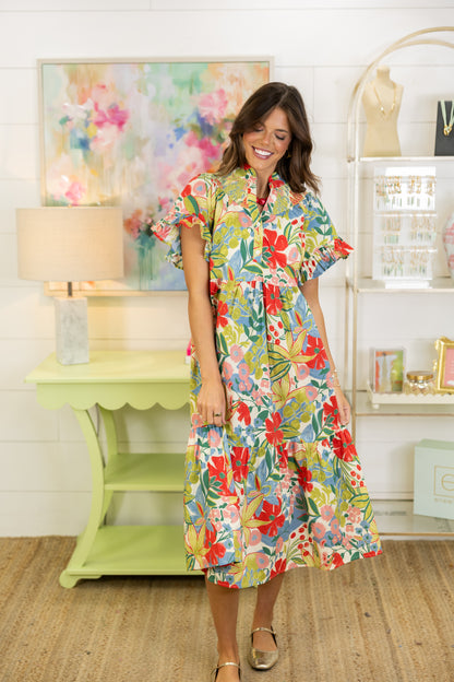 Havana Midi Dress-Midi Dress-Umgee-The Village Shoppe, Women’s Fashion Boutique, Shop Online and In Store - Located in Muscle Shoals, AL.