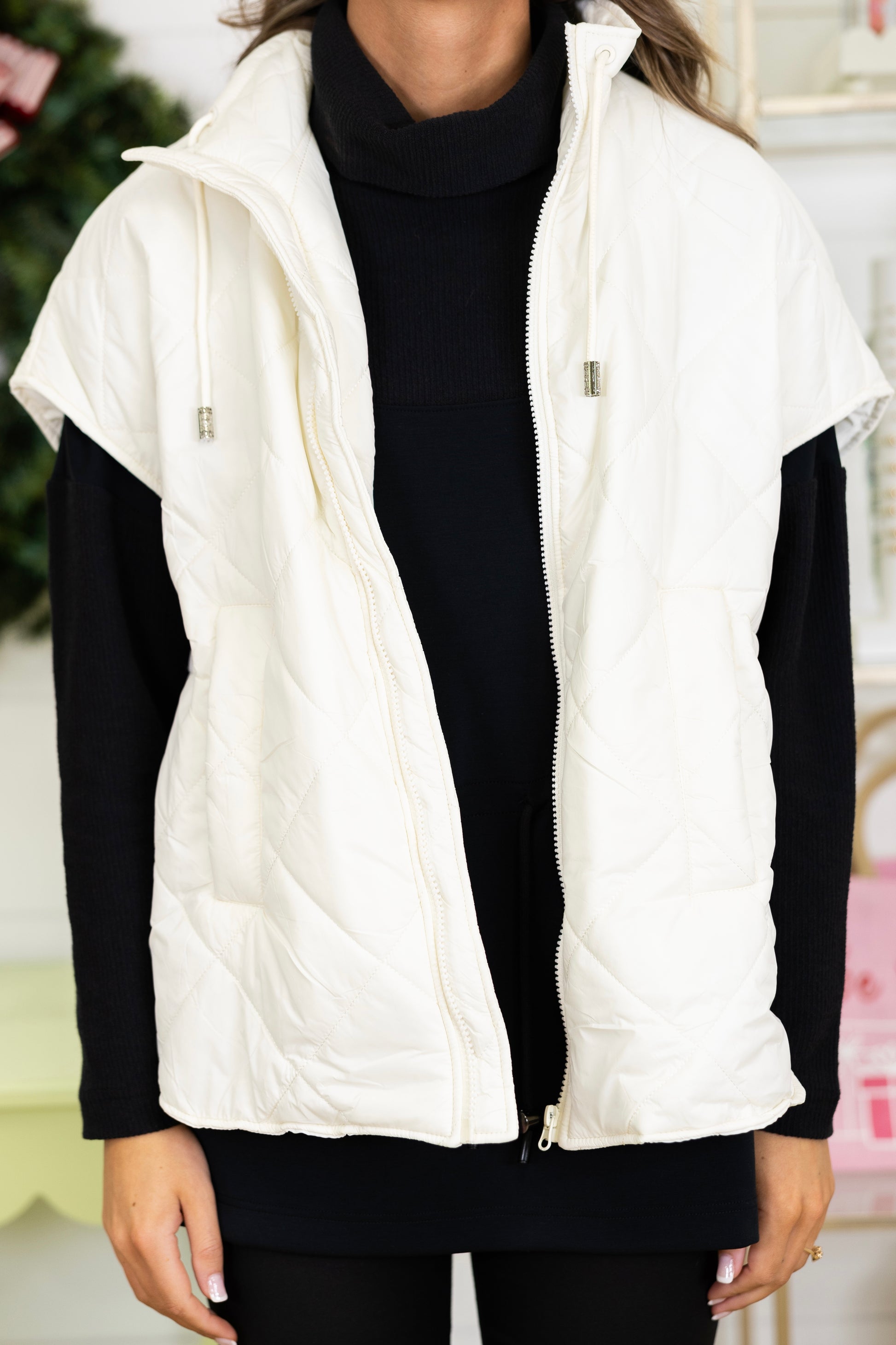 The Penelope Puffer Vest-Vest-Original USA-The Village Shoppe, Women’s Fashion Boutique, Shop Online and In Store - Located in Muscle Shoals, AL.