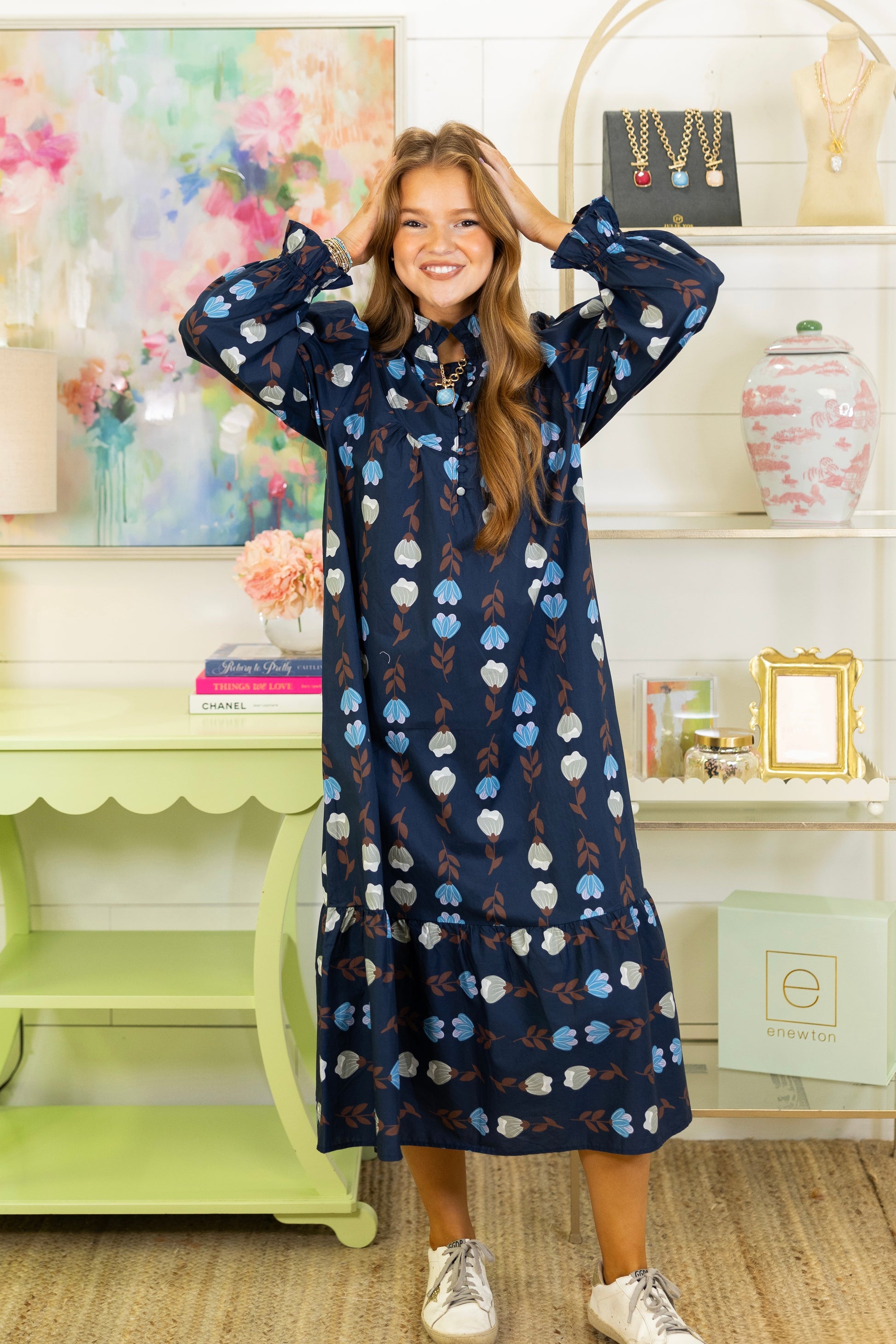 The Conrad Midi Dress-Midi Dress-Umgee-The Village Shoppe, Women’s Fashion Boutique, Shop Online and In Store - Located in Muscle Shoals, AL.