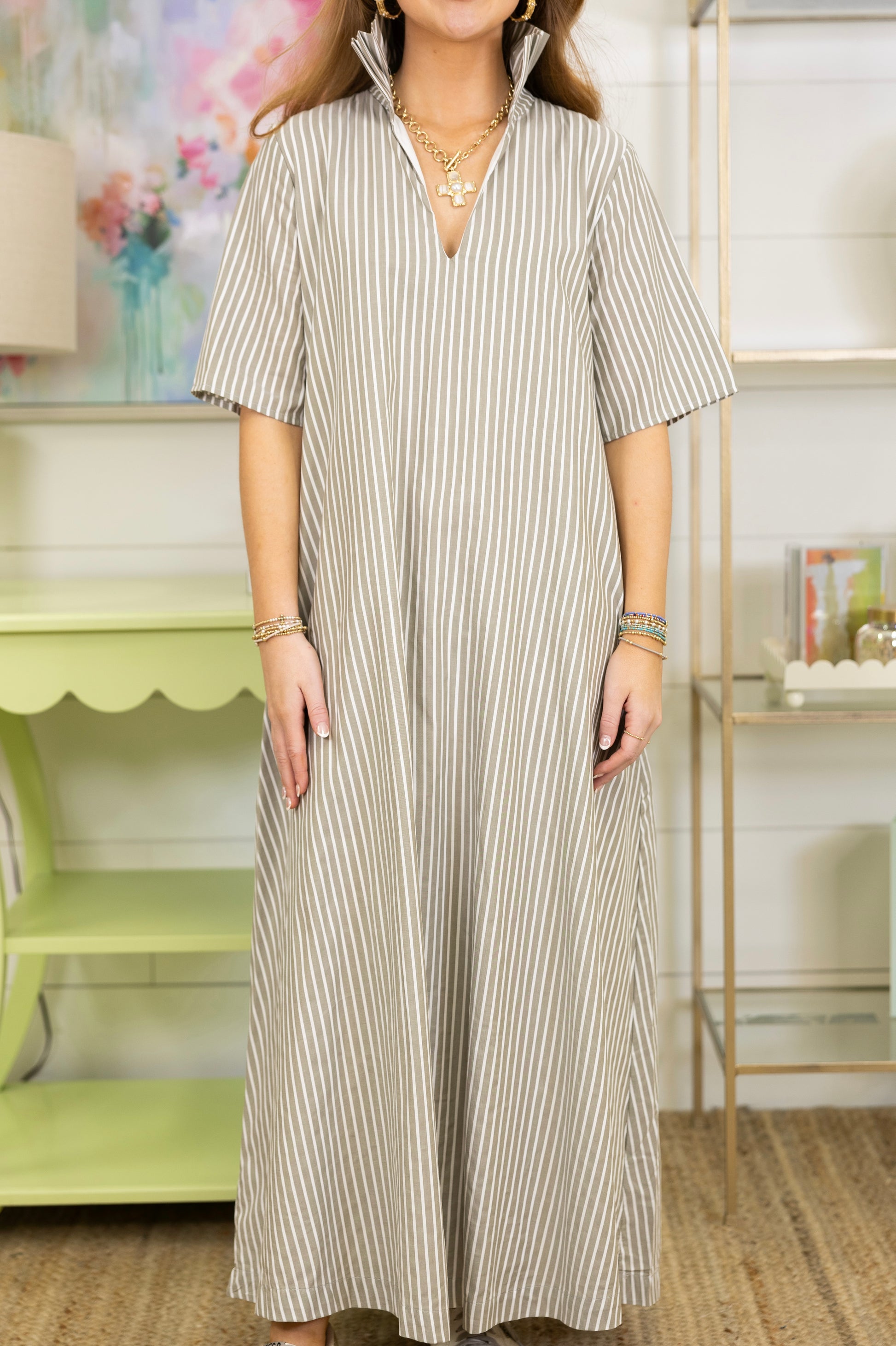 The Ozzie Midi Dress-Midi Dress-Adrienne-The Village Shoppe, Women’s Fashion Boutique, Shop Online and In Store - Located in Muscle Shoals, AL.