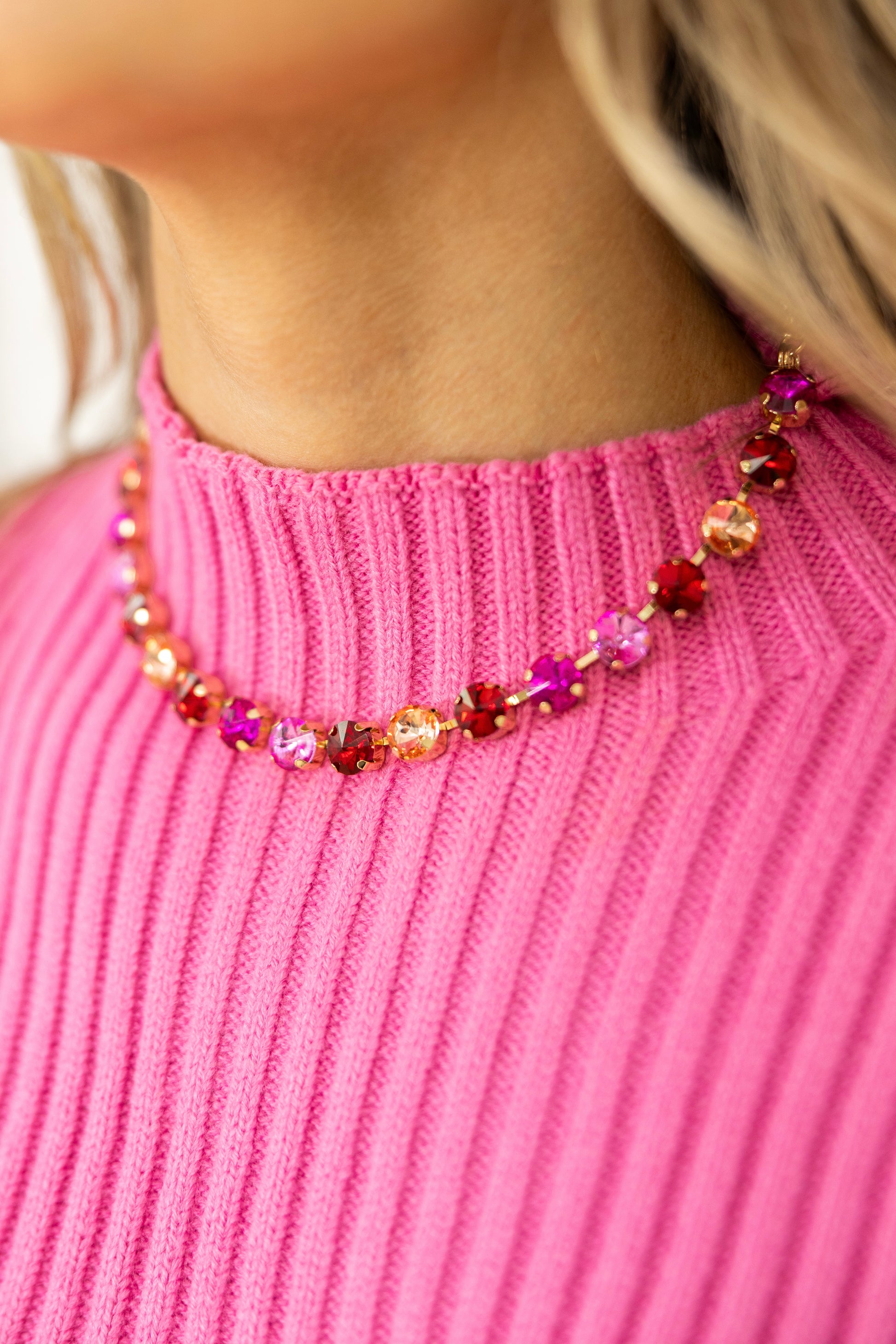 Love Notes Gemstone Necklace | Hart Designs-Necklaces-Hart Designs-The Village Shoppe, Women’s Fashion Boutique, Shop Online and In Store - Located in Muscle Shoals, AL.