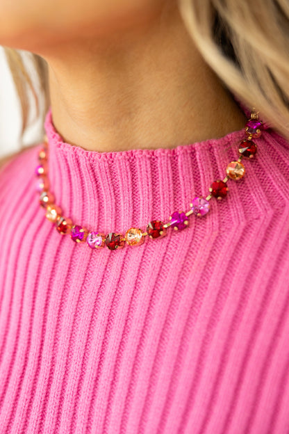 Love Notes Gemstone Necklace | Hart Designs-Necklaces-Hart Designs-The Village Shoppe, Women’s Fashion Boutique, Shop Online and In Store - Located in Muscle Shoals, AL.