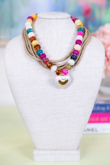 Love Story Pendant Necklace-Necklaces-Hart Designs-The Village Shoppe, Women’s Fashion Boutique, Shop Online and In Store - Located in Muscle Shoals, AL.