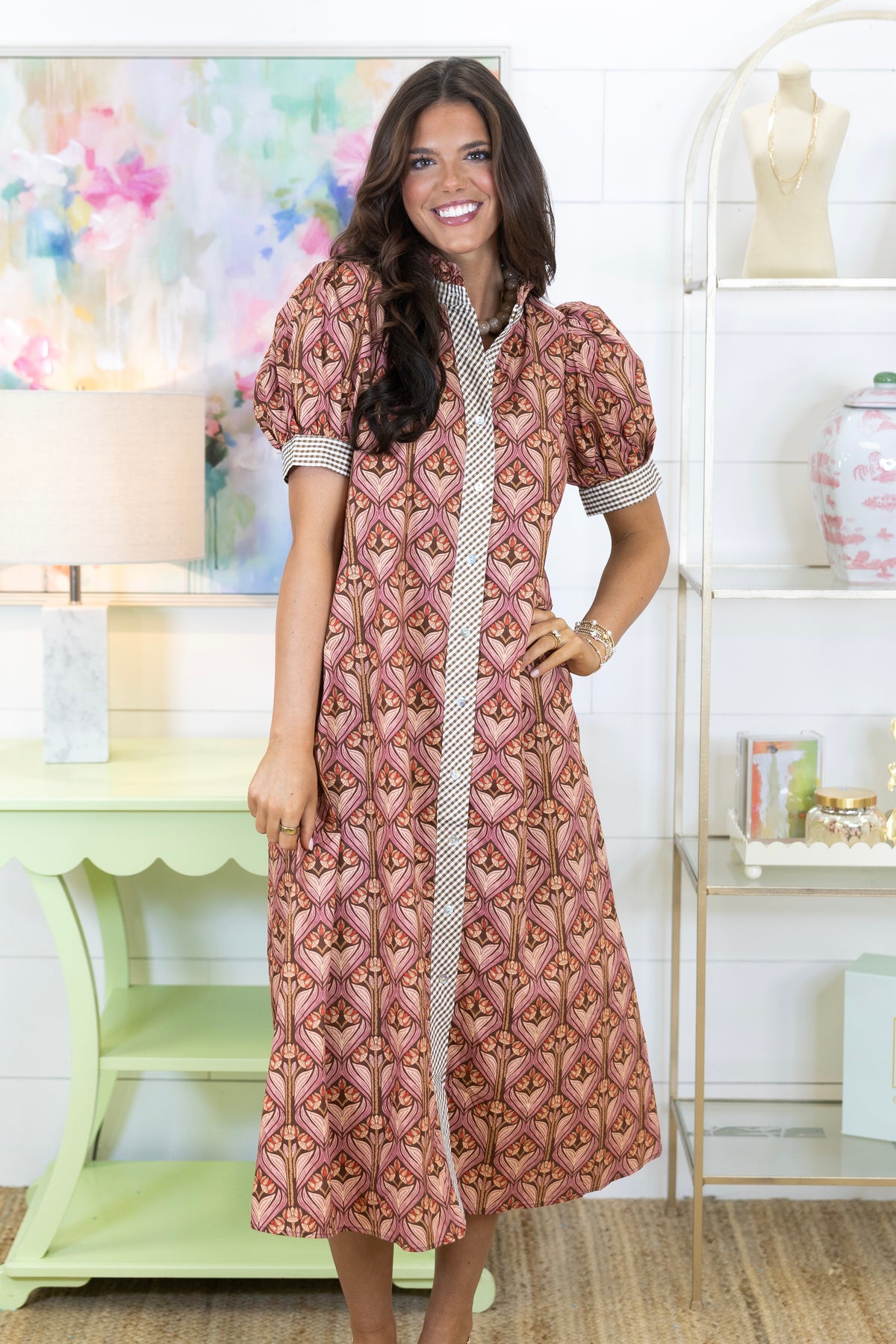 Through Thick and Thin Midi Dress-Midi Dress-Entro-The Village Shoppe, Women’s Fashion Boutique, Shop Online and In Store - Located in Muscle Shoals, AL.