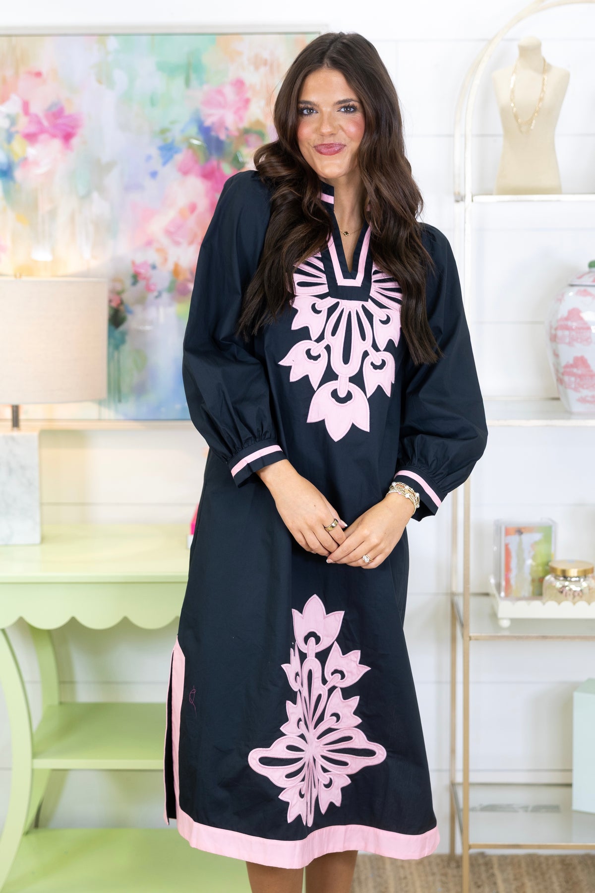 Good Impression Midi Dress-Midi Dress-Jodifl-The Village Shoppe, Women’s Fashion Boutique, Shop Online and In Store - Located in Muscle Shoals, AL.