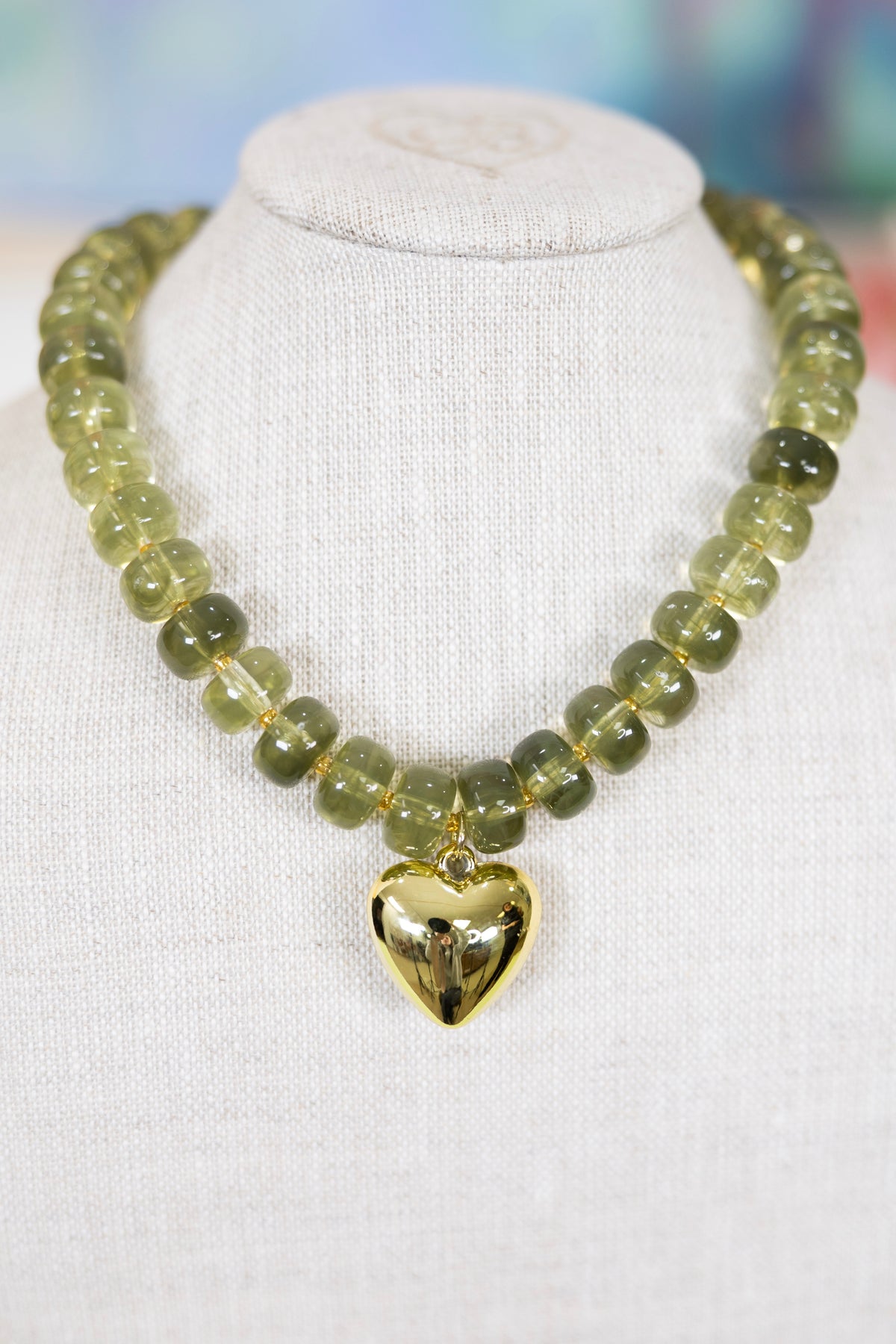 Heart of Gold Necklace-Necklaces-Hart Designs-The Village Shoppe, Women’s Fashion Boutique, Shop Online and In Store - Located in Muscle Shoals, AL.