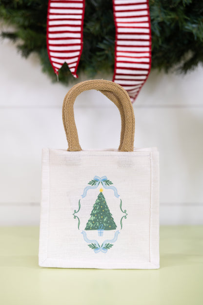 All I Want for Christmas Petite Gift Tote | 2025-Tote Bag-The Royal Standard-The Village Shoppe, Women’s Fashion Boutique, Shop Online and In Store - Located in Muscle Shoals, AL.