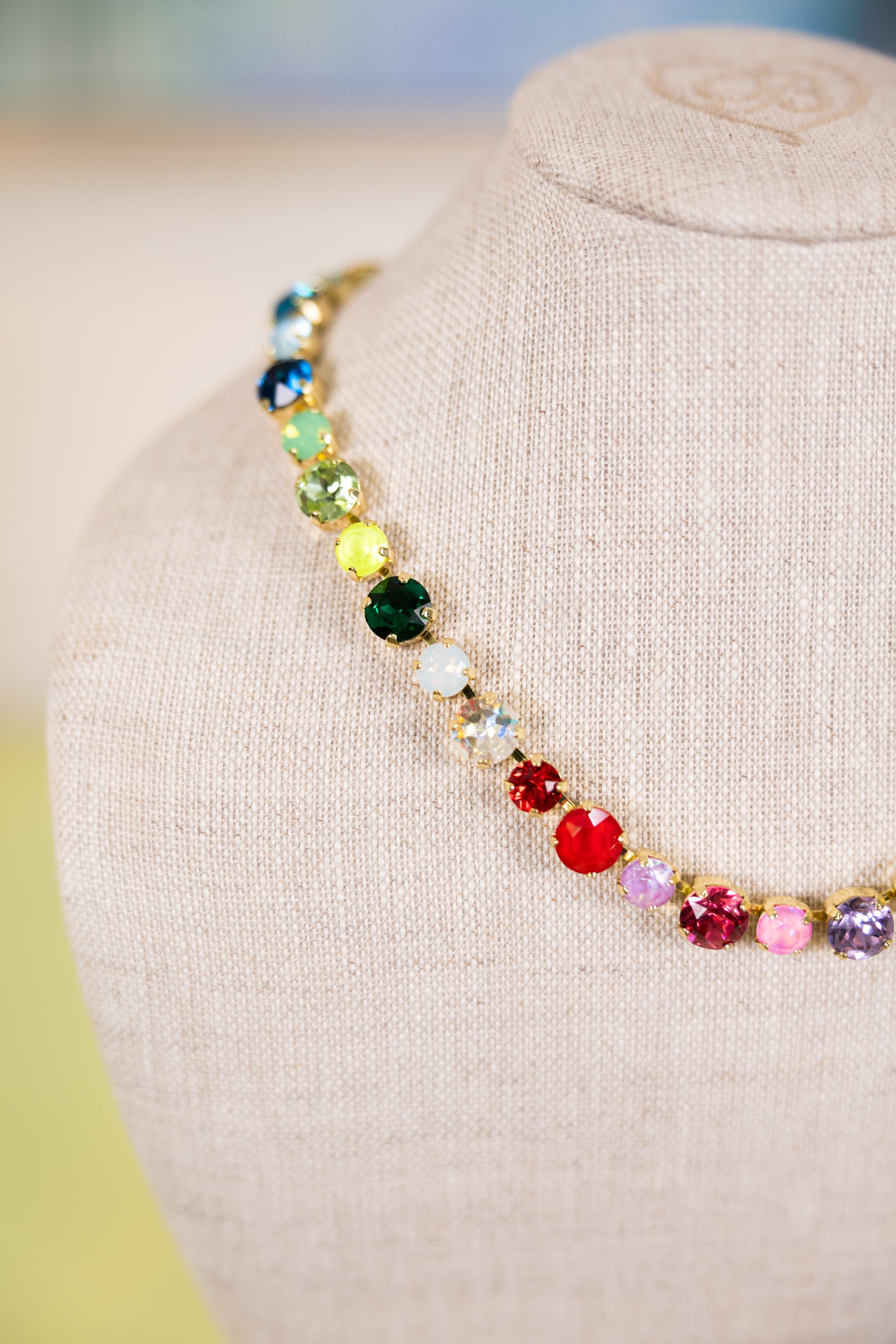 Signature Stone Necklace-Necklaces-AF Design Group-The Village Shoppe, Women’s Fashion Boutique, Shop Online and In Store - Located in Muscle Shoals, AL.
