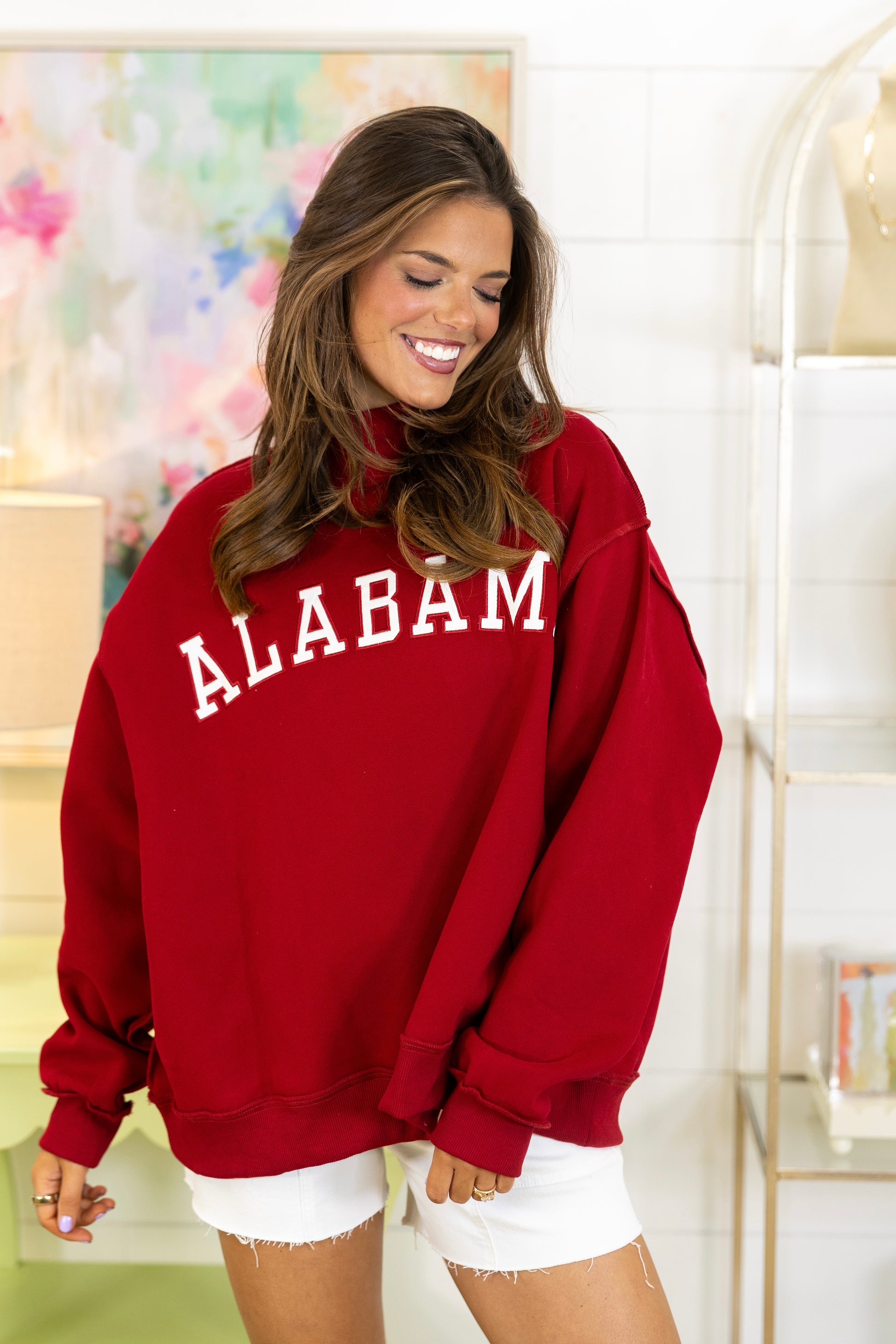 Saturdays in the South Sweatshirt-Sweatshirt-Bucketlist-The Village Shoppe, Women’s Fashion Boutique, Shop Online and In Store - Located in Muscle Shoals, AL.