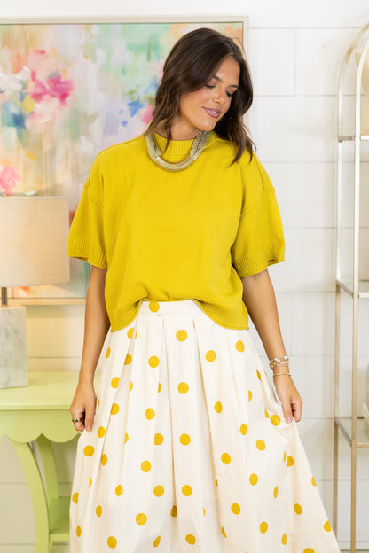 The Coco Short Sleeve Sweater-Short Sleeves-Glam-The Village Shoppe, Women’s Fashion Boutique, Shop Online and In Store - Located in Muscle Shoals, AL.