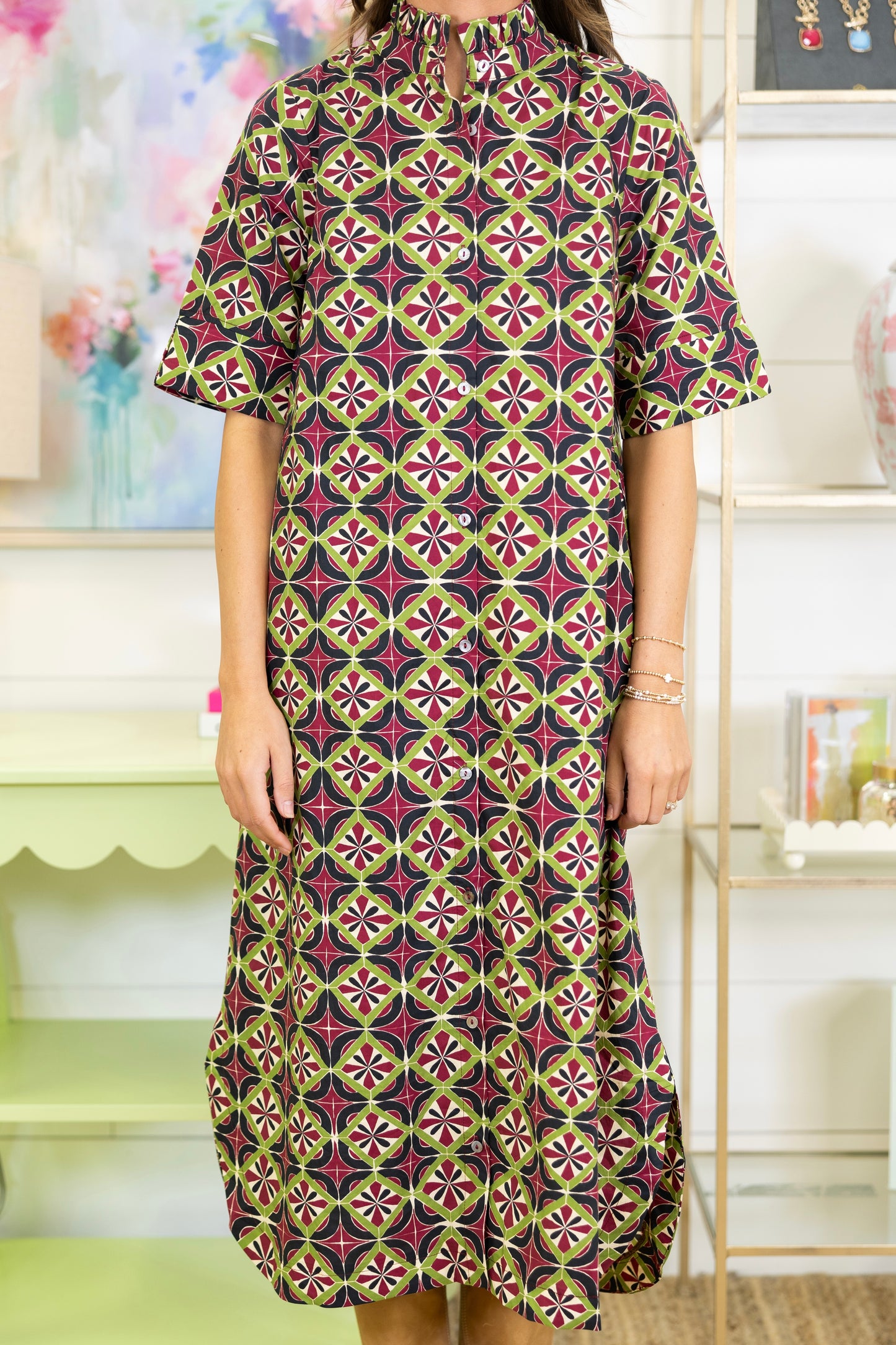 Retro Runway Midi Dress-Midi Dress-Entro-The Village Shoppe, Women’s Fashion Boutique, Shop Online and In Store - Located in Muscle Shoals, AL.