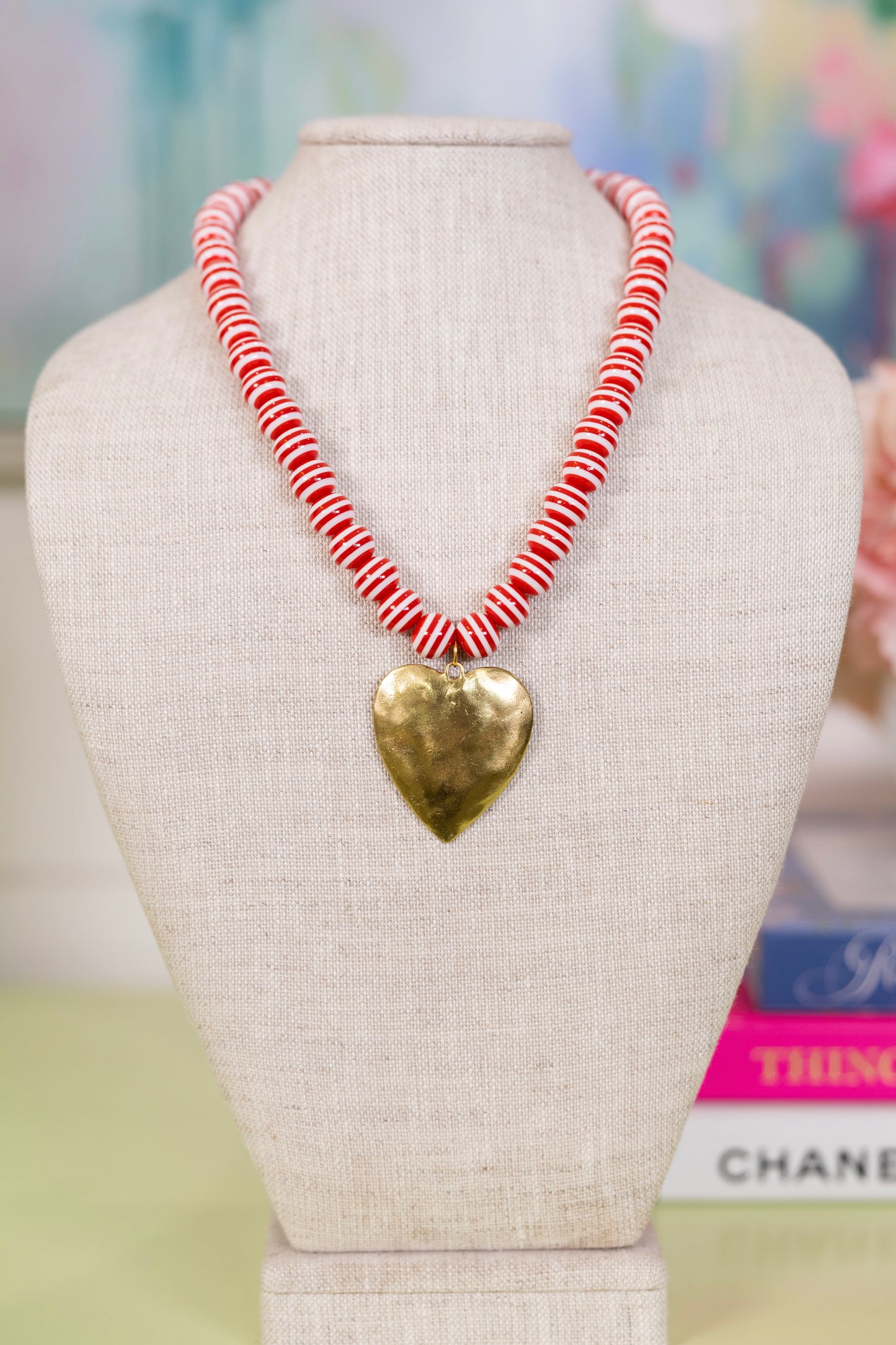 Seaside Stripe Necklace | Hart Designs-Necklaces-Hart Designs-The Village Shoppe, Women’s Fashion Boutique, Shop Online and In Store - Located in Muscle Shoals, AL.