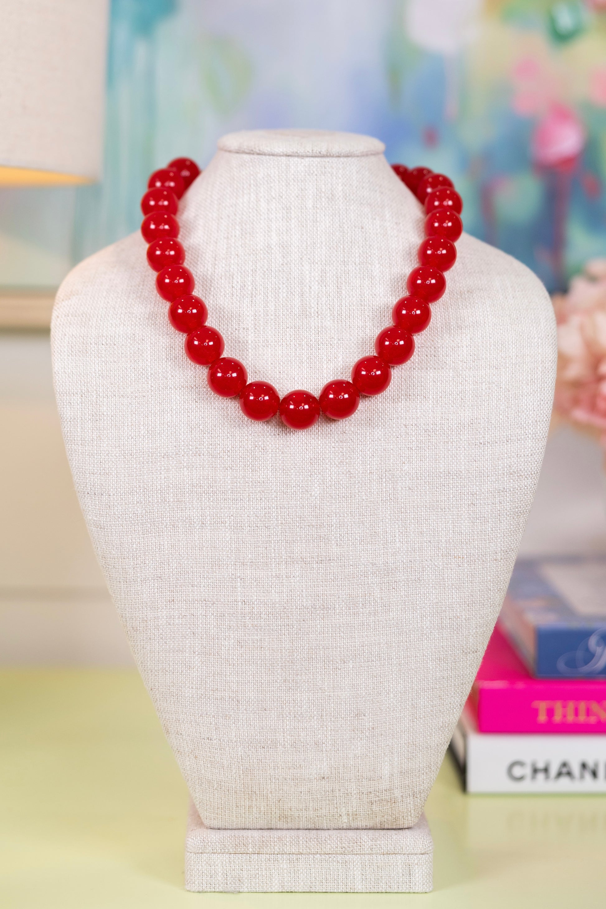 Social Hour Beaded Necklace-Necklaces-Hart Designs-The Village Shoppe, Women’s Fashion Boutique, Shop Online and In Store - Located in Muscle Shoals, AL.