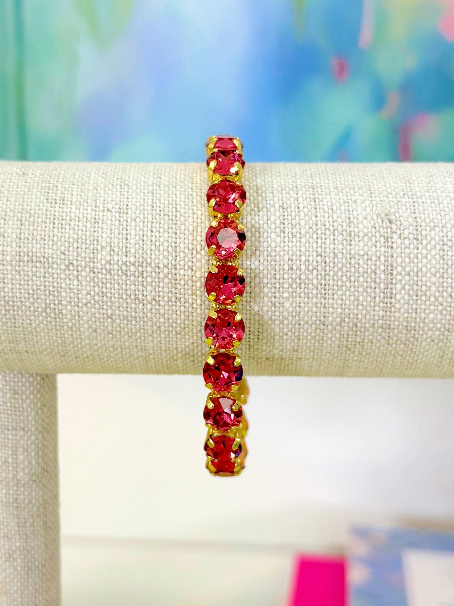 Signature Stone Stretchy Bracelet-Bracelets-AF Design Group-The Village Shoppe, Women’s Fashion Boutique, Shop Online and In Store - Located in Muscle Shoals, AL.