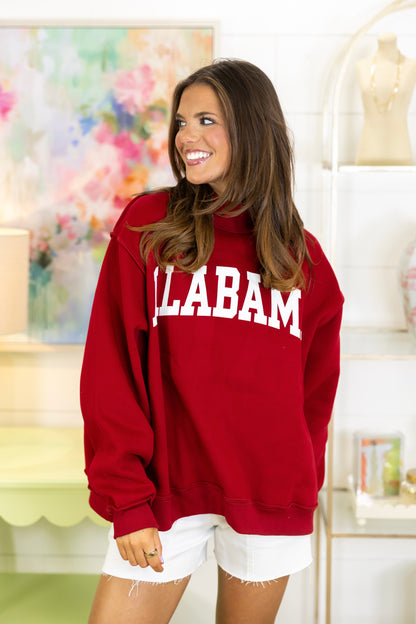 Roll Tide Reversible Sweatshirt-Sweatshirt-Bucketlist-The Village Shoppe, Women’s Fashion Boutique, Shop Online and In Store - Located in Muscle Shoals, AL.