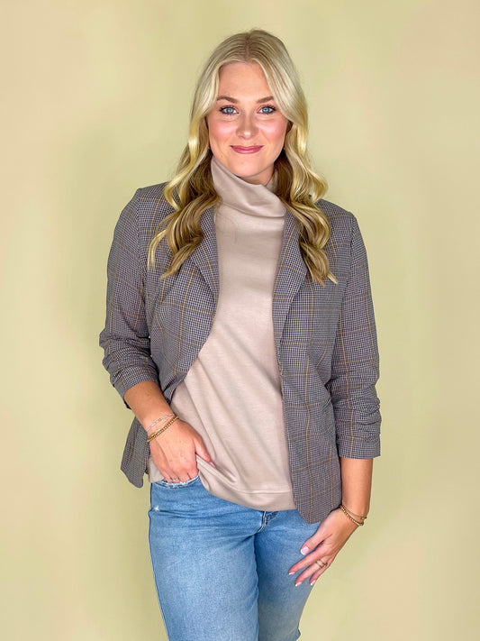 The Blake Blazer-Blazer-Entro-The Village Shoppe, Women’s Fashion Boutique, Shop Online and In Store - Located in Muscle Shoals, AL.