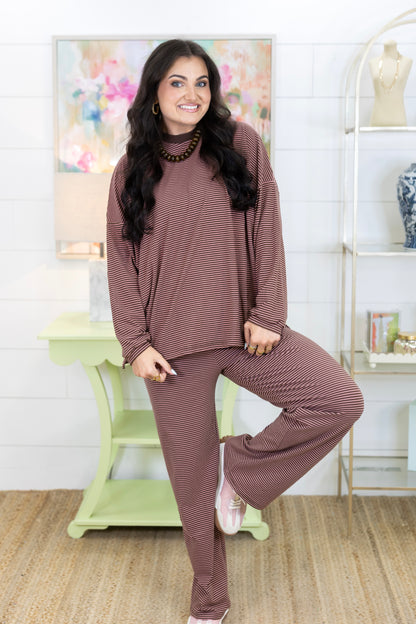 Good Mood Striped Set-Matching Set-Things Between-The Village Shoppe, Women’s Fashion Boutique, Shop Online and In Store - Located in Muscle Shoals, AL.
