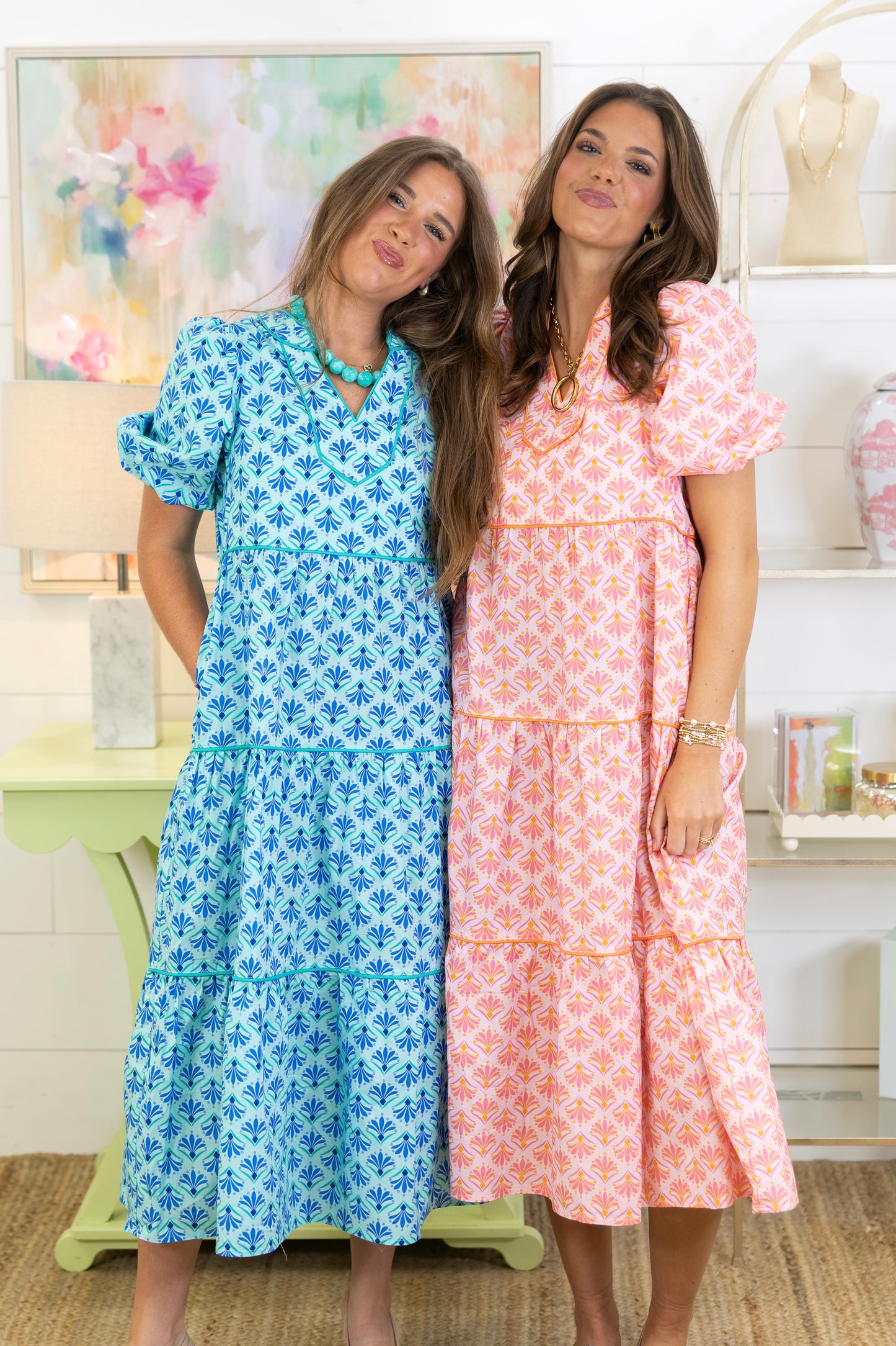 Many Meadows Midi Dress-Midi Dress-GiGiO-The Village Shoppe, Women’s Fashion Boutique, Shop Online and In Store - Located in Muscle Shoals, AL.