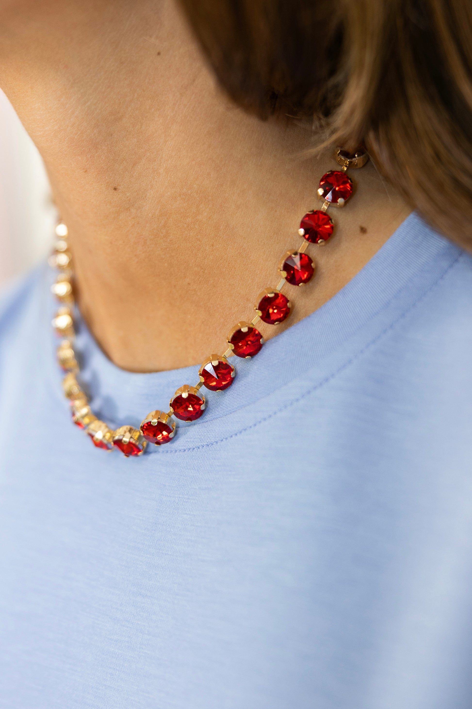 Love Notes Gemstone Necklace | Hart Designs-Necklaces-Hart Designs-The Village Shoppe, Women’s Fashion Boutique, Shop Online and In Store - Located in Muscle Shoals, AL.