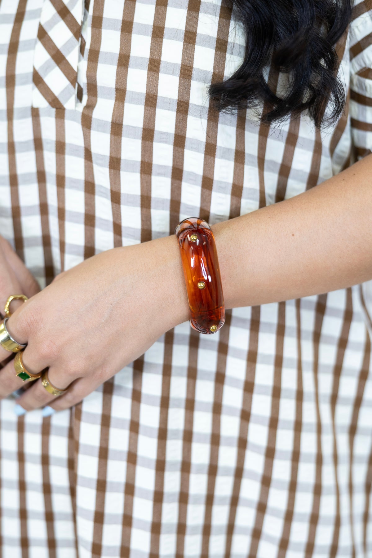 The Sloane Hinge Cuff-Bracelets-Hart Designs-The Village Shoppe, Women’s Fashion Boutique, Shop Online and In Store - Located in Muscle Shoals, AL.