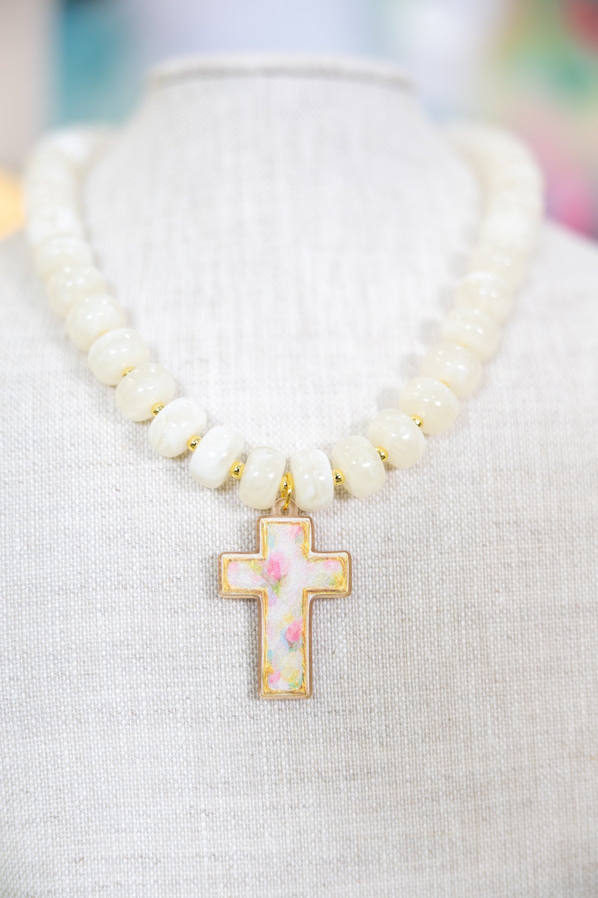 Monday Morning Faith Beaded Necklace | The Katie Kollective-Necklaces-The Katie Kollective-The Village Shoppe, Women’s Fashion Boutique, Shop Online and In Store - Located in Muscle Shoals, AL.