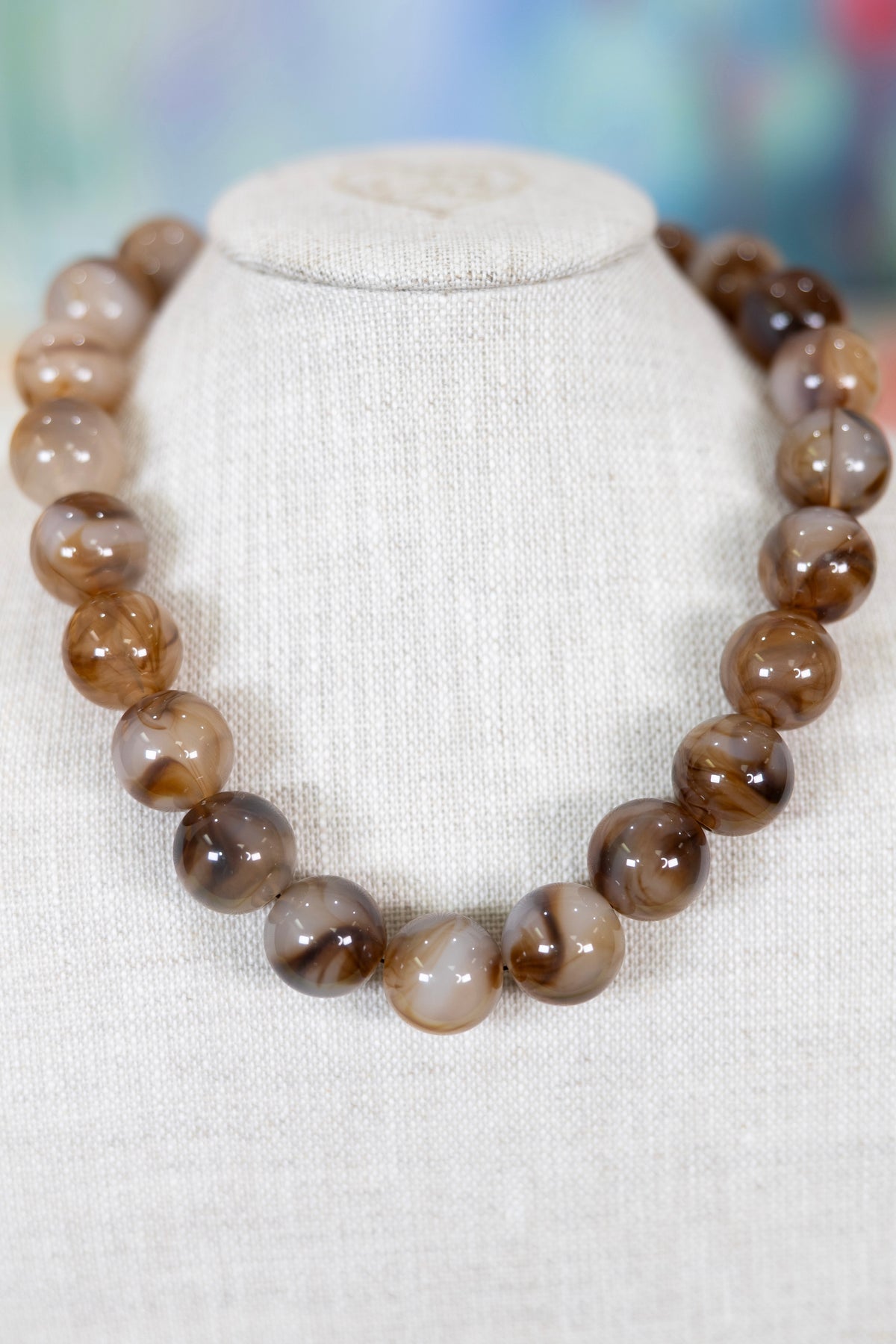 Sweet Tart Beaded Necklace-Necklaces-Hart Designs-The Village Shoppe, Women’s Fashion Boutique, Shop Online and In Store - Located in Muscle Shoals, AL.