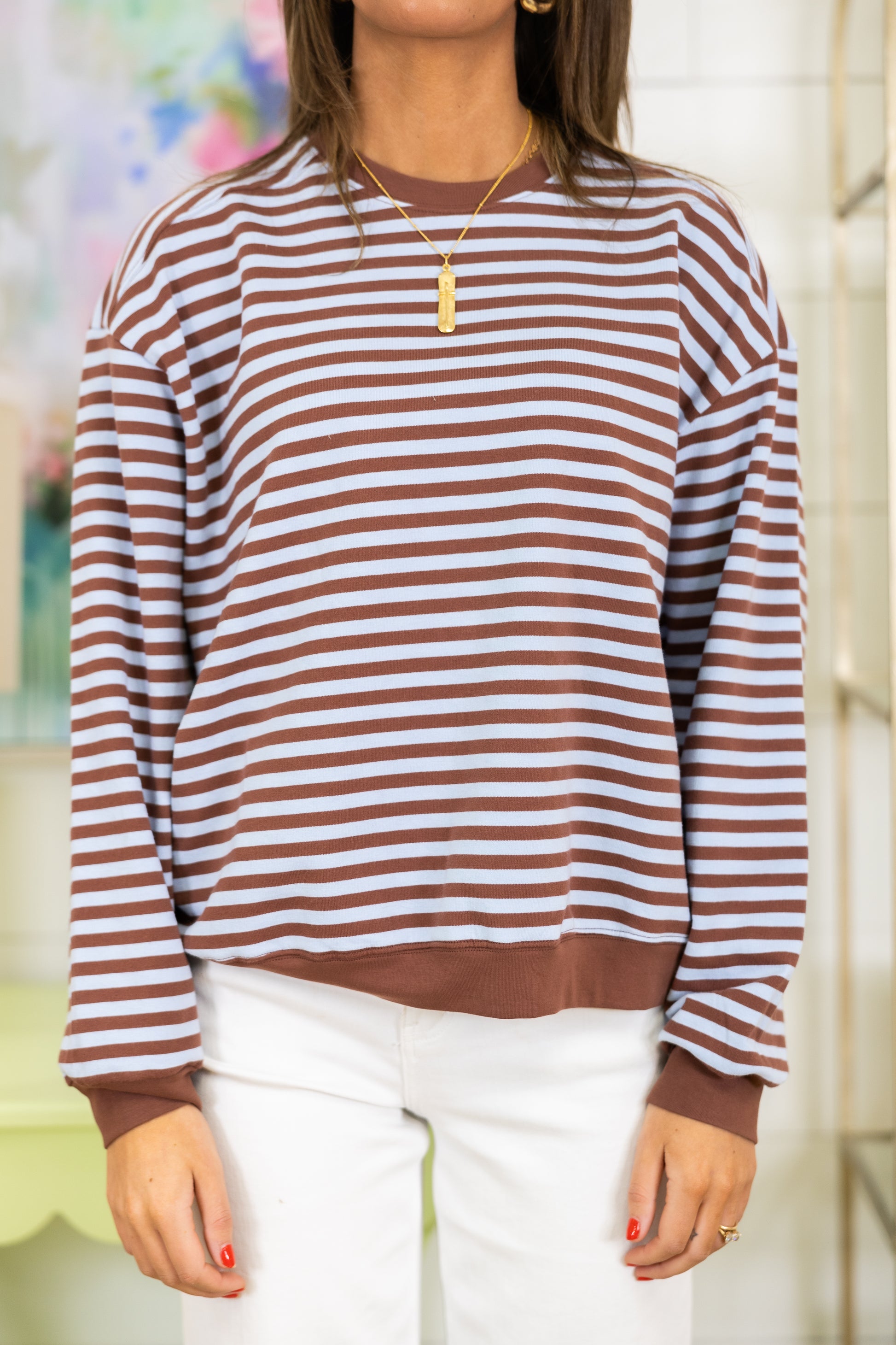 The Kiffin Pullover-Long Sleeves-Things Between-The Village Shoppe, Women’s Fashion Boutique, Shop Online and In Store - Located in Muscle Shoals, AL.