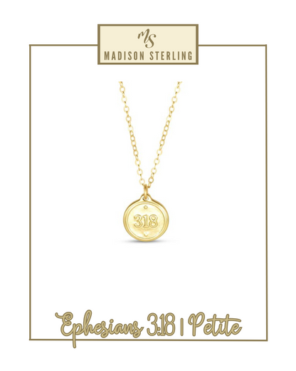 Scripture Necklace | Madison Sterling-Necklaces-Madison Sterling-The Village Shoppe, Women’s Fashion Boutique, Shop Online and In Store - Located in Muscle Shoals, AL.