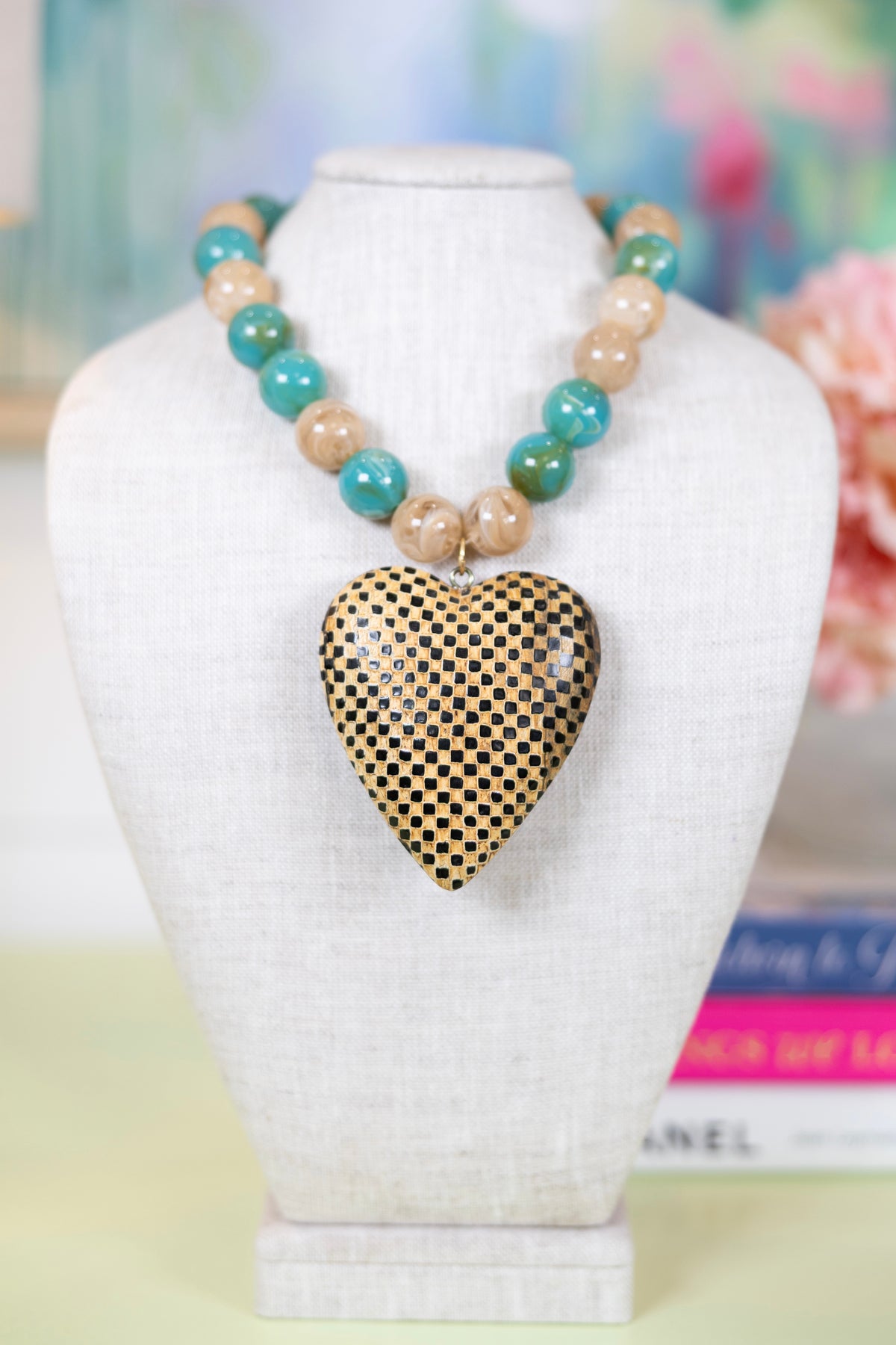 Finish Line Pendant Necklace-Necklaces-Hart Designs-The Village Shoppe, Women’s Fashion Boutique, Shop Online and In Store - Located in Muscle Shoals, AL.