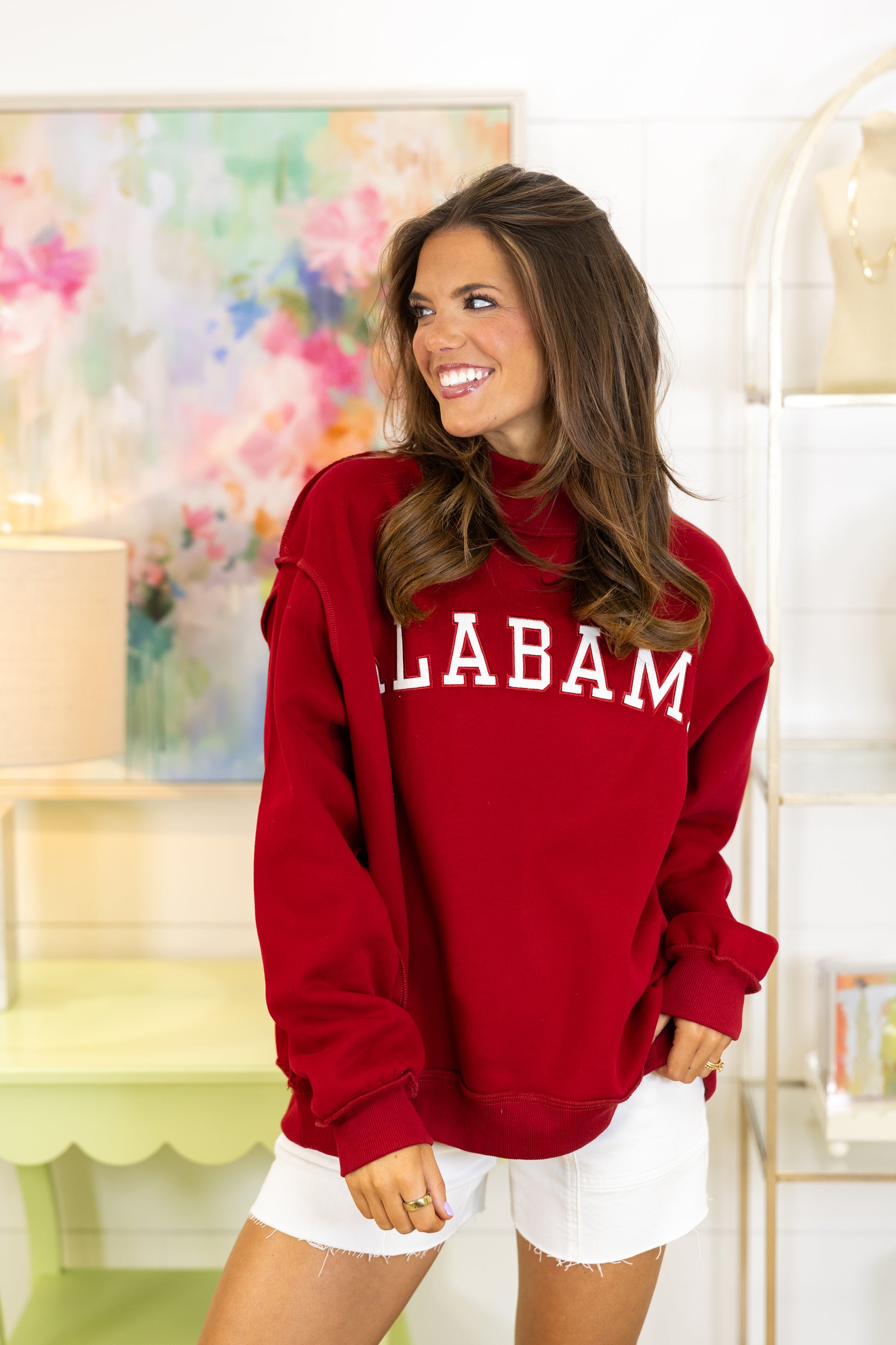 Saturdays in the South Sweatshirt-Sweatshirt-Bucketlist-The Village Shoppe, Women’s Fashion Boutique, Shop Online and In Store - Located in Muscle Shoals, AL.