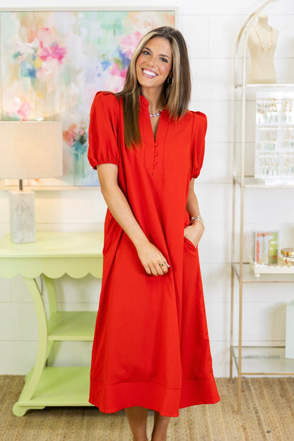 The Avery Midi Dress-The Village Shoppe-The Village Shoppe, Women’s Fashion Boutique, Shop Online and In Store - Located in Muscle Shoals, AL.