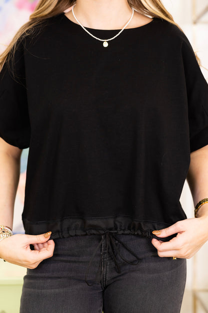 Tied & True Top-Short Sleeves-Entro-The Village Shoppe, Women’s Fashion Boutique, Shop Online and In Store - Located in Muscle Shoals, AL.