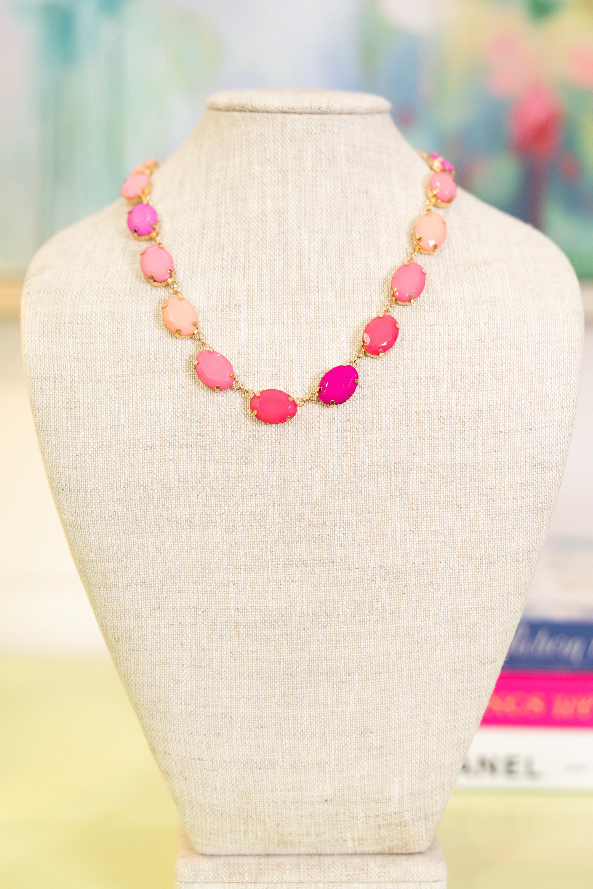 Sunset Sorbet Gemstone Necklace | Hart Designs-Necklaces-Hart Designs-The Village Shoppe, Women’s Fashion Boutique, Shop Online and In Store - Located in Muscle Shoals, AL.
