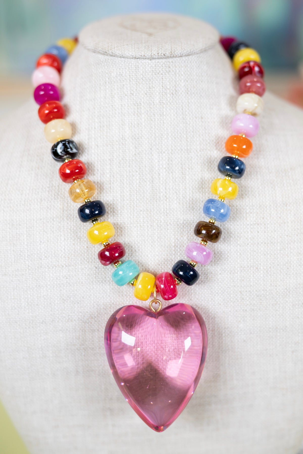 Clear Intentions Pendant Necklace-Necklaces-Hart Designs-The Village Shoppe, Women’s Fashion Boutique, Shop Online and In Store - Located in Muscle Shoals, AL.