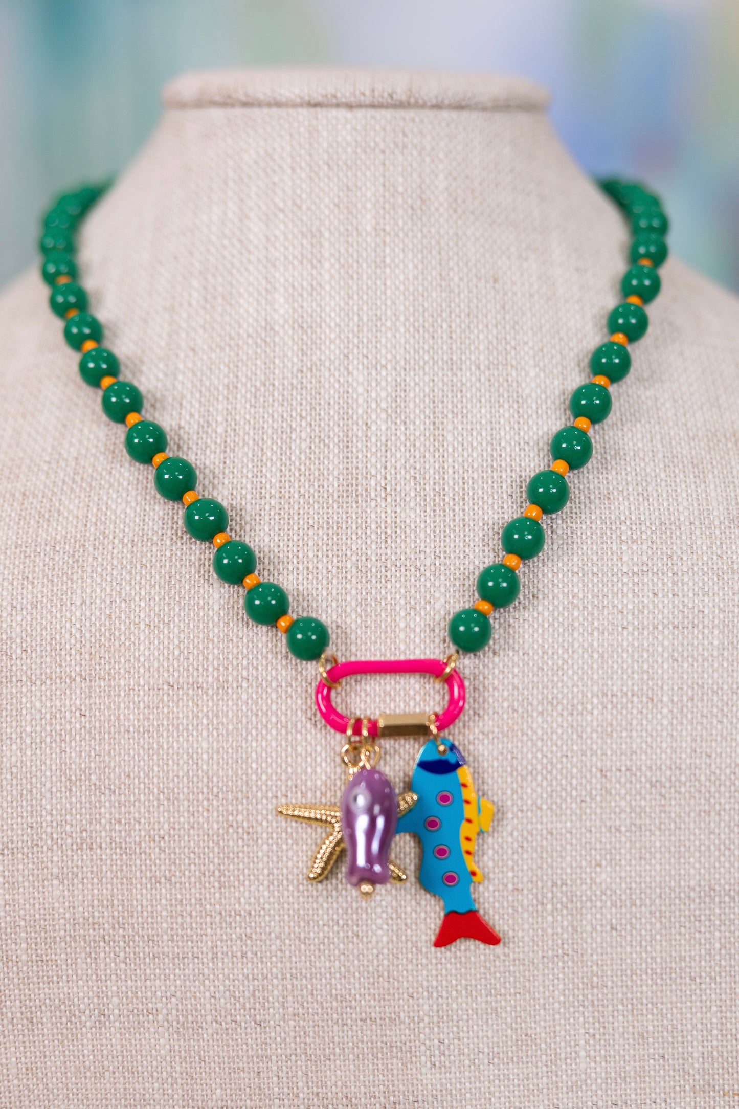 Comes in Waves Charm Necklace | Hart Designs-Necklaces-Hart Designs-The Village Shoppe, Women’s Fashion Boutique, Shop Online and In Store - Located in Muscle Shoals, AL.