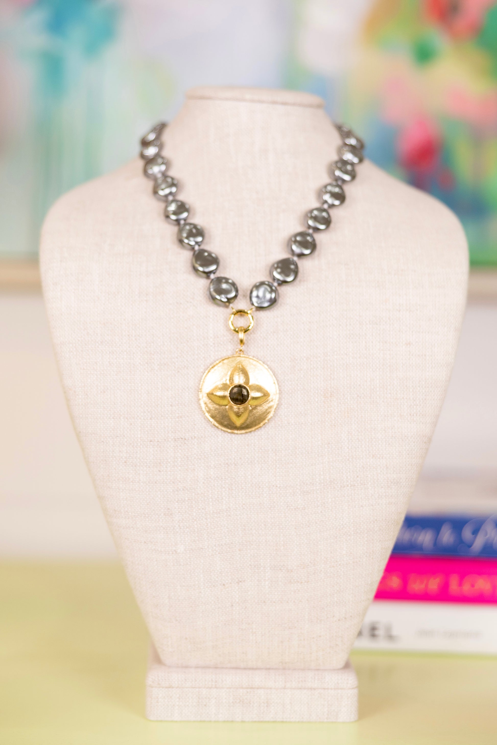 The Sarafina Pendant Necklace-Necklaces-AF Design Group-The Village Shoppe, Women’s Fashion Boutique, Shop Online and In Store - Located in Muscle Shoals, AL.