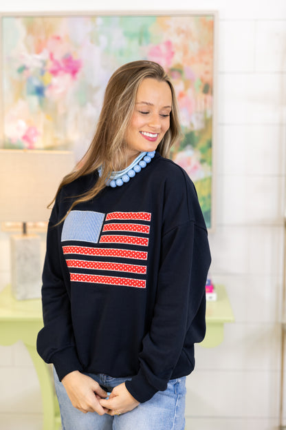 Born for July Sweatshirt-Sweatshirt-Le Lis-The Village Shoppe, Women’s Fashion Boutique, Shop Online and In Store - Located in Muscle Shoals, AL.