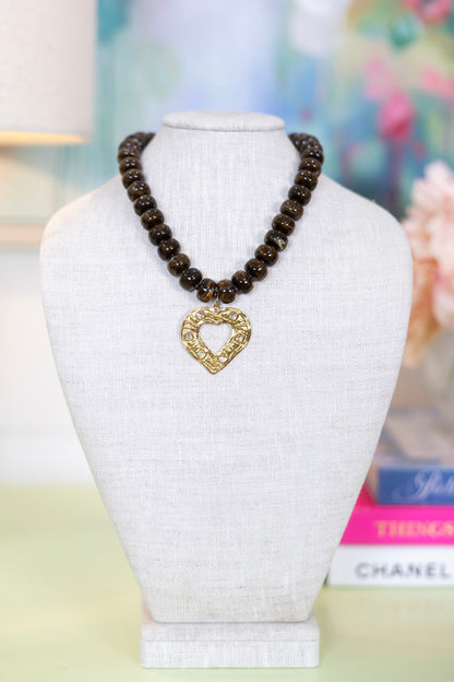 Always Yours Pendant Necklace-Necklaces-Hart Designs-The Village Shoppe, Women’s Fashion Boutique, Shop Online and In Store - Located in Muscle Shoals, AL.