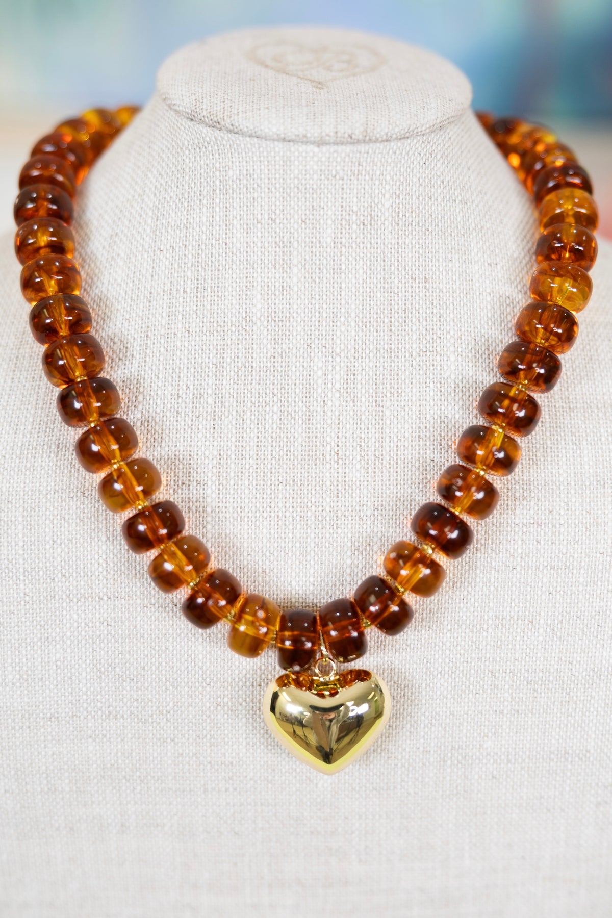 Heart of Gold Necklace-Necklaces-Hart Designs-The Village Shoppe, Women’s Fashion Boutique, Shop Online and In Store - Located in Muscle Shoals, AL.
