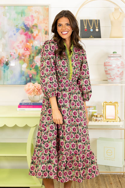 The Jude Midi Dress-Midi Dress-Umgee-The Village Shoppe, Women’s Fashion Boutique, Shop Online and In Store - Located in Muscle Shoals, AL.