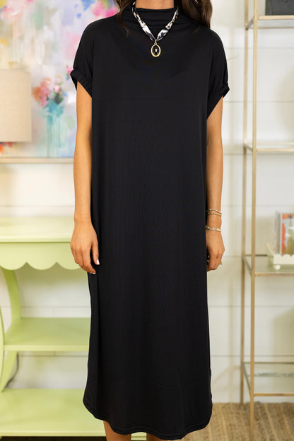 Smooth Operator Midi Dress-Midi Dress-Entro-The Village Shoppe, Women’s Fashion Boutique, Shop Online and In Store - Located in Muscle Shoals, AL.