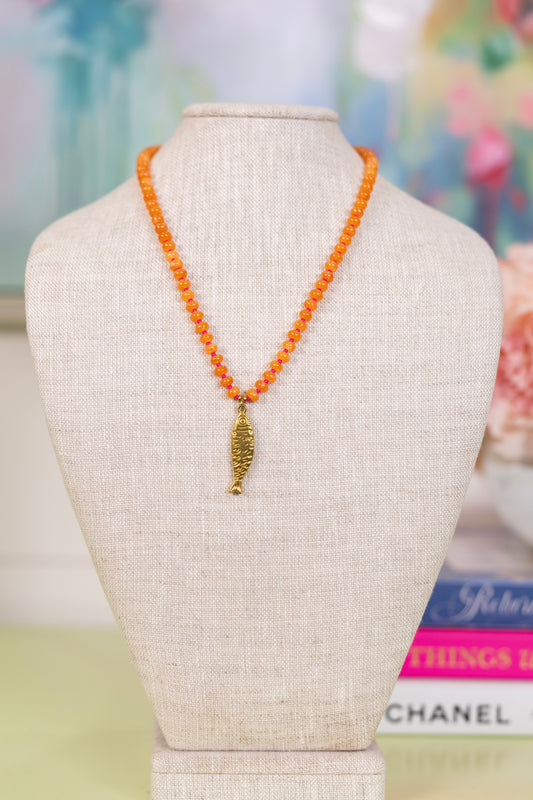 Coolest Catch Necklace | Hart Designs-Necklaces-Hart Designs-The Village Shoppe, Women’s Fashion Boutique, Shop Online and In Store - Located in Muscle Shoals, AL.