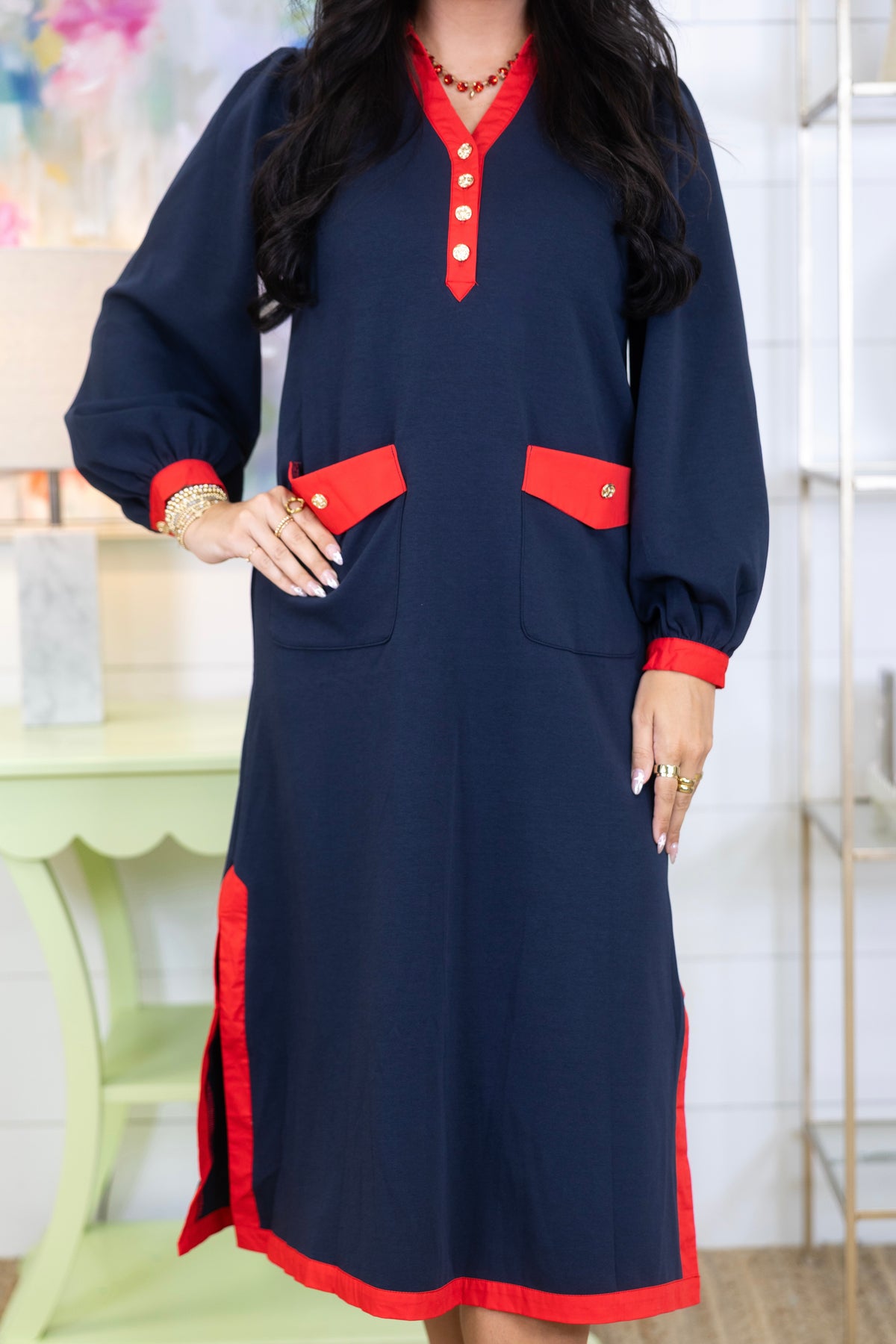 The Whitlock Midi Dress-Midi Dress-Jodifl-The Village Shoppe, Women’s Fashion Boutique, Shop Online and In Store - Located in Muscle Shoals, AL.